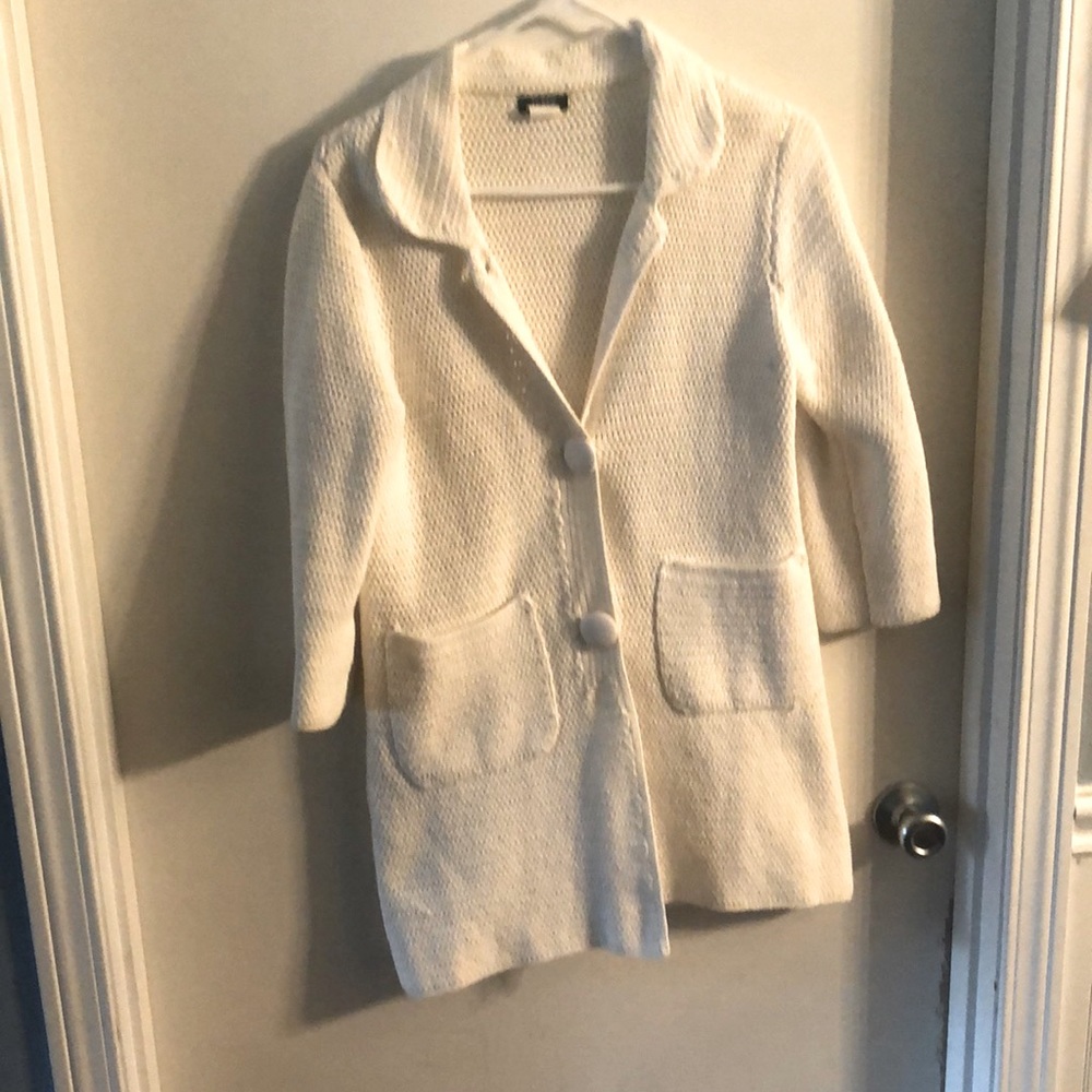EUC J. Crew Knit Car Coat